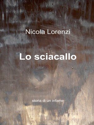 cover image of Lo sciacallo
